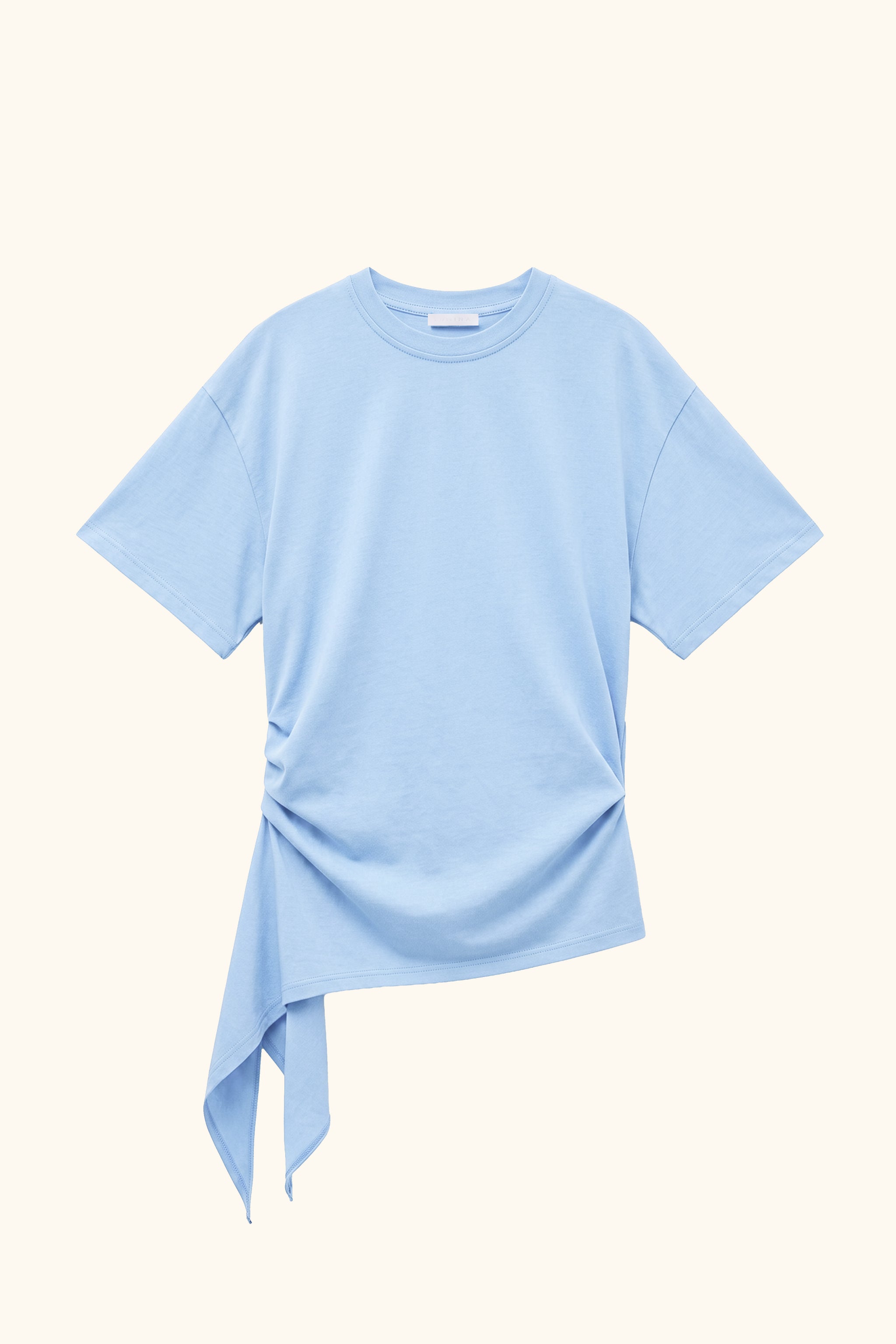 Taliowany T-Shirt z wiązaniem